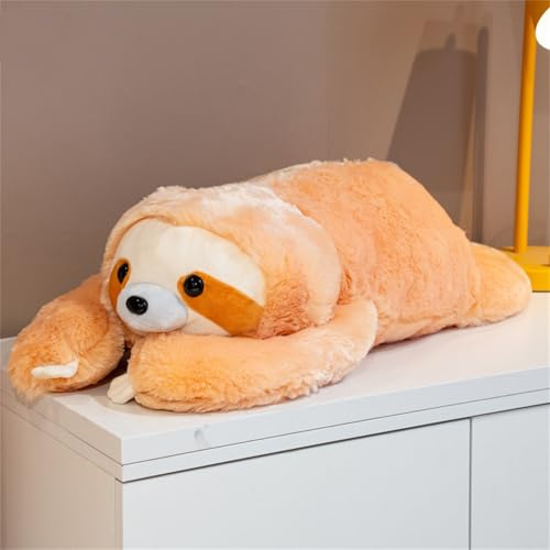Sarah Duke Faultier Kuscheltier, Kuschel Stofftier Faultier Plüschtier für Mädchen, Jungen & Babys, XXL groß Plush Baby-Geschenk für Erwachsene Kinder (60cm)