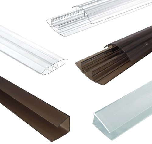 SAMPLE - Polycarbonate Greenhouse Carports Canopies Roofing Sheets Profiles and Fittings / 4mm / 6mm / 8mm / 10mm / 16mm / 20mm (Approx 10cm Length)