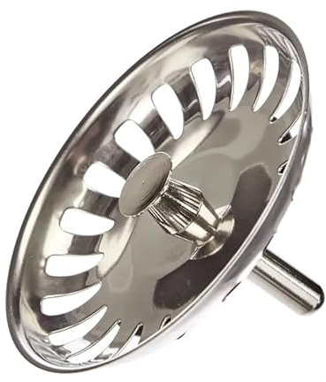 Panier d'évier amovible inox diamètre 84mm, 20 trous.