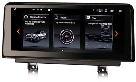GONFEN 10,25 Pulgadas 8 Núcleos 4GB+64GB Android 13 Radio Coche para BMW Serie 1 F20 F21 Serie 2 F22 F23 NBT con Pantalla táctil Bluetooth 5.0 Carplay Android Auto WiFi 4G Dab+ iDrive GPS DSP USB
