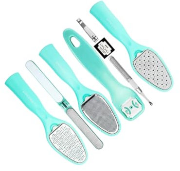 Ipetboom 8stücke Teiliges Pediküre-set Professionelle Fußpflege-tools Für Entfernung Von Hornhaut Abgestorbener Haut Und Eingewachsenen Nägeln Praktischer Fußfeilen-exfoliator Für