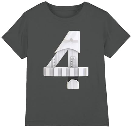 Star Wars Stormtrooper 4 Unisex Kids T Shirt, Charcoal, 12-13 Years