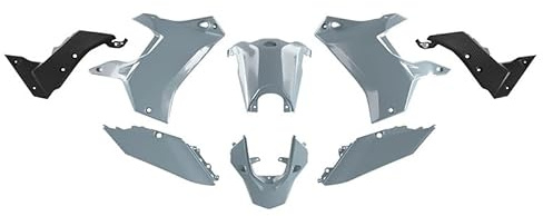 Kunststoff-Set 5 Stück Yamaha T7 Revolution hellgrau schwarz