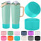 Mity rain 2PCS Protective Silicone Boots for Owala 30oz & 40oz FreeSip Sway Bottles & Tumblers - Accessories for owala, Enhances Stability & Prevents Scratches (Teal)