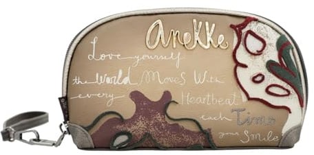 Anekke Geldbörse Handgelenktasche Memories RFID Pouch Multicolor Mehrfarbig