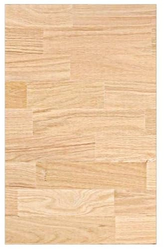Eleganz Massive Eichenholz Tischplatte 40x63,5x2,7 cm - Rechteckige Küchenarbeitsplatte aus massivem Eichenholz, fein geschliffen - Langlebig & stilvoll für Küche oder Esszimmer