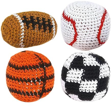 Palline da giocolare, 4 pezzi, portatili e colorate, per giocolieri e lancio, per adulti e bambini, principianti, riunioni di famiglia, cortile, spiaggia, prato