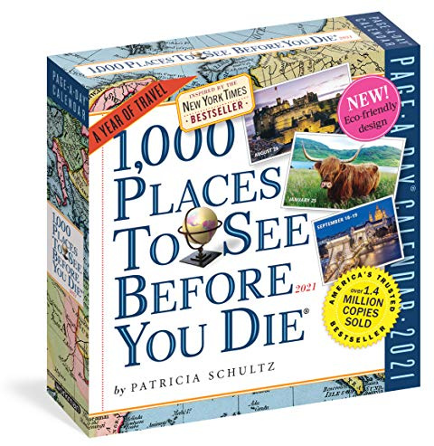 1000 Places to See Before You Die Page-a-day Calendar 2021