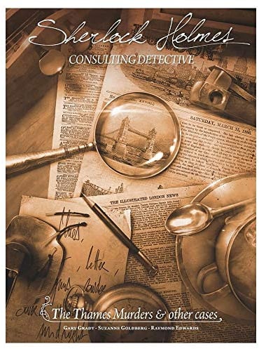 Space Cowboys Asmodee | Sherlock Holmes Consulting Detective: The Thames Murders And Other Cases | Board Game | Ages 14+ | 1-8 Players | 60-120 Minutes Playing Time