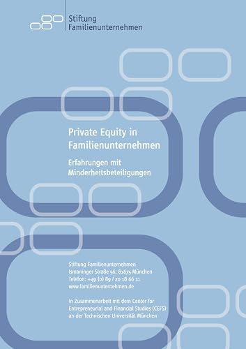 Private Equity in Familienunternehmen: Erfahrungen mit Minderheitsbeteiligungen