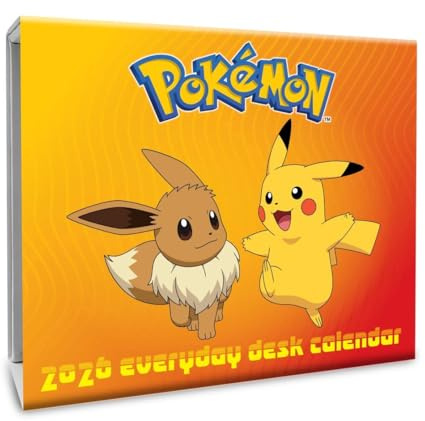 Pokémon Tagesabreißkalender 2026: Von Pikachu bis Zapdos, ein kleiner Kalender für jeden Tag! Tolle Motive für alle Fans von Serie, Videospielen und Pokémon Go in einem Tageskalender zum Abreißen.