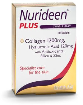 HealthAid Nurideen Plus (Promote Healthy Skin, Hair and Nails) 60 Tablets, Pack of 1