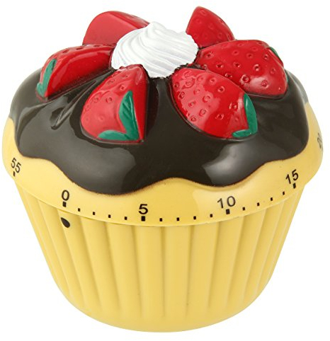 Zenker Temporizador Cocina Forma Cupcake, ABS, 7x7cm