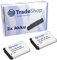 2X Trade-Shop Li-Ion Akku 1300mAh für Sony Cybershot DSC-WX350, DSC-H400, DSC-H400V, DSC-HX400, DSC-HX400V, DSC-HX50, DSC-HX50V, DSC-HX60, DSC-HX60V, DSC-RX1R