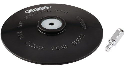 Draper Tools D5B Gummiträgerscheibe, blau, 125 mm