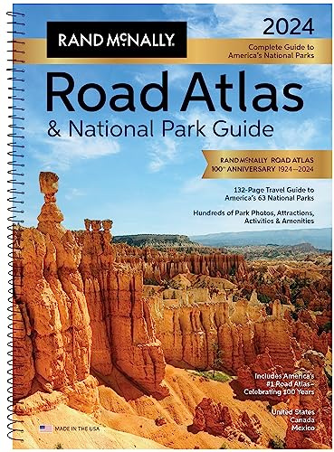 Rand McNally Road Atlas & National Park Guide 2024: United States Canada Mexico