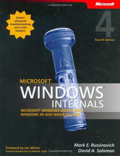 Microsoft Windows Internals 4e – Microsoft Windows Server 2003, Windows XP and Windows 2000 (Pro-Developer)
