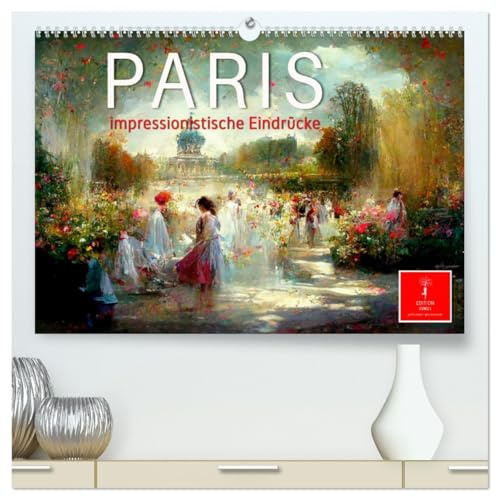Paris - impressionistische Eindrücke (hochwertiger Premium Wandkalender 2026 DIN A2 quer), Kunstdruck in Hochglanz: Paris - bezaubernde und beschwingte Stadt im Herzen Europas (CALVENDO Kunst)