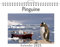 Pinguine - (Wandkalender 2025, Kalender DIN A4 quer, Monatskalender im Querformat mit Kalendarium, das perfekte Geschenk)