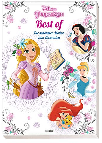 Disney Prinzessin Best of: Die schönsten Motive zum Ausmalen: 56 Motive