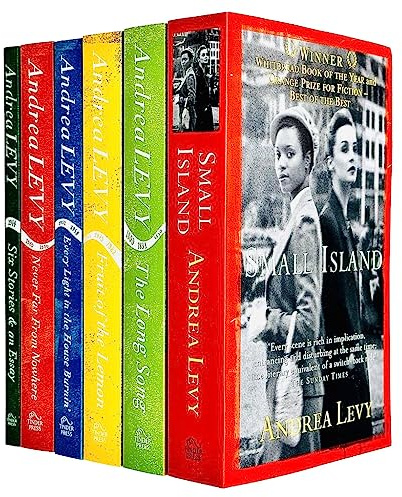 Andrea Levy Collection 6 Books Set (Small Island, The Long Song, Fruit of The Lemon, Every Light In House Burning, Never Far From Nowhere, Six Stories And An Essay)