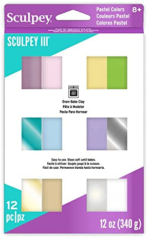 Sculpey Iii Polymer Clay Multipack 1oz 12/Pkg-Pastels
