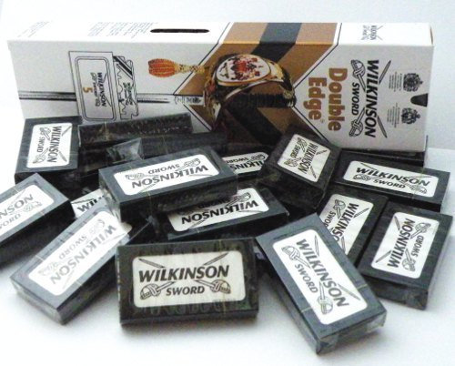 Wilkinson Sword Classic Ersatzklingen für Rasierhobel, zweischneidig, 20 Stück