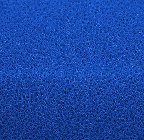 Filtermatte 50x50x5 cm PPI 30 feinpoorig, Filtermaterial für Gartenteichfilter und Aquarienfilter geeignet (PPI 30 (fein))