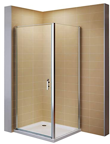 i-flair Duschkabine NICOLE mit Fronteinstieg 100x80 cm - Tür: 100 cm Eckduschkabine aus 8mm durchsichtigem Nano ESG Sicherheitsglas - LINKS UND RECHTS MONTIERBAR! - DK668