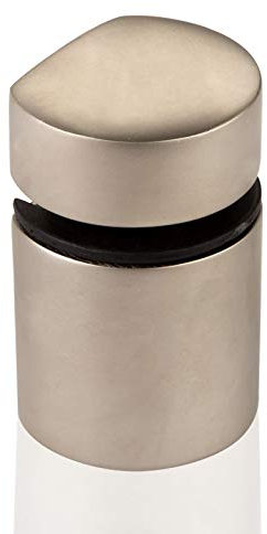 4 Stück SO-TECH® Regalhalter SHELFI Edelstahloptik matt Glasbodenträger Bodenträger