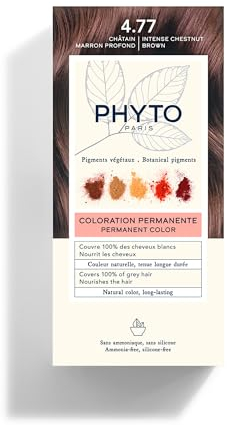 PHYTO Phytocolor 4.77 coloración permanente tono castaño marrón intenso