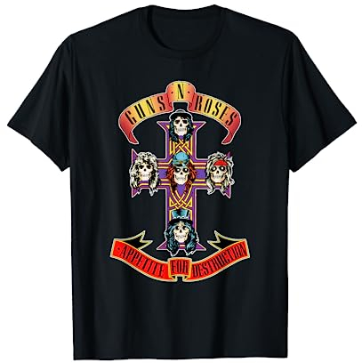Guns N' Roses Official Cross T-Shirt