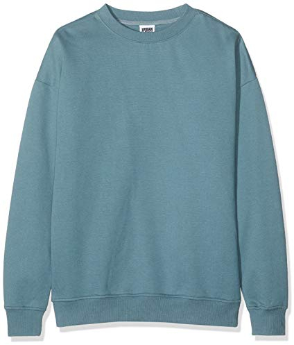 Urban Classics Herren Pullover, Regular Fit, Blue (Dusty Blue 00747), XL