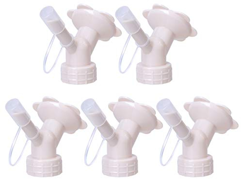 Hemoton Lot de 5 mini accessoires d'arrosage pour bouteilles, plantes, plantes d'intérieur Beige