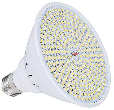 E27 10W LED Horticultural Lamp, 2638.5LM 290 LEDs Full Spectrum Plant Growth Bulb with 120° Beam Angle, Grow Light Can Work at -20℃-40℃ for Houseplants, Potted Plants