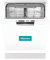 Hisense HS661C60W - Lavavajillas Libre Instalación, Capacidad para 16 Servicios, 3 Cestas, Blanco, 60 cm, 5 Programas, Filtro Autolimpiable, Contador Digital con Programa Ecológico, Silencioso