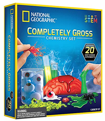 NATIONAL GEOGRAPHIC Completely Gross Chemistry Set Science & Nature for Ages 8 to 11
