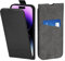 Adicase iPhone 14 Pro Hülle Leder - Flip Case Schutzhülle (Schwarz)