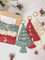 Christmas Tree Macrame Kit, 3 /Set Christmas Tree Braided Cotton Rope Kit, Handmade Cotton Rope Woven Christmas Tree Package, Hanging Ornaments for Christmas Decoration