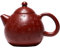 fanquare Teiera Yixing Zisha Cinese Fatta a Mano da 220 ml, Teiera a Forma di Uovo di Drago con Design a Fiori di Prugno, Set da Tè Kungfu con Scultura in Ceramica