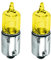 cyclingcolors 2x glühbirne 12V 10W BA9S gelb glühlampe birne auto motorrad scheinwerfer
