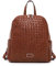 Tamaris Melissa 32545 Damen Rucksack Uni Cognac 700, Cognac 700, One Size