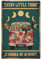 GLOBLELAND Letrero de Metal Vintage para Coche, Divertido Retro Every Little Thing Is Gonna Be Alright, Decoración de Pared de Metal, Cartel Decorativo de Estaño, Placa Artística de 8.12 x