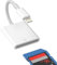 [Apple MFi Certified] Lector de tarjetas SD para iPhone/iPad, adaptador Lightning a SD Card Lector de cámara para iPhone 14/13/12/11/X/XS/XR/8/7 iPad, compatible con iOS 9-15 Later, Plug and Play