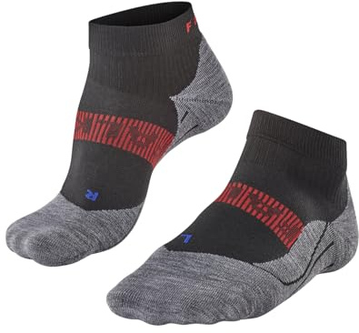 FALKE Herren RU4 Cool Short Laufsocken atmungsaktives schnelltrocknendes Funktionsmaterial mittelstarke Polsterung antiblasen kühlend kurz vegan zum Sport Jogging Running 1 Paar