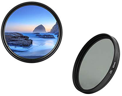 dHD DIGITAL Marken CPL Filter Polfilter 62mm Polarisationsfilter 62 mm