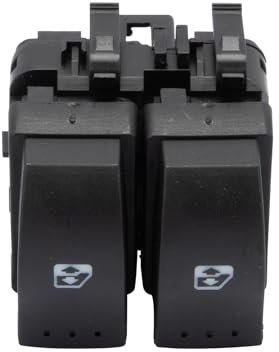 ZEALfix Interruptor de elevación de ventana para Clio 2 8200060045 Botón de control de ventana 10 pines
