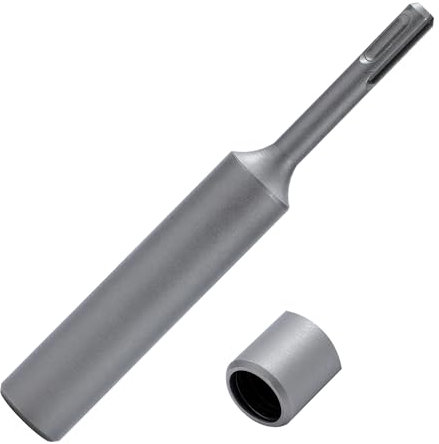 TOPWAY SDS Plus Ground Rod Driver 170 x Ø19mm, 10mm Shank Diameter, for 3/4 Inch Ground Rods, Work with SDS Max Rotary Hammers and Hammer Drills