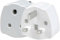 India To UK Adapter, 2PCS India To Uk Plug Adapter For Business Family Travel Outdoor, India To Uk Plug Adapter 3 Pin With 5A Fuse For Business Family Travel Outdoor (White)