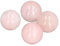 Bolas de Cristal de Cuarzo Rosa, Bola de Cuarzo Rosa 4 Piezas Energía Negativa Clara para Decoración